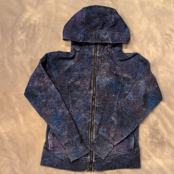 Lululemon Scuba Size 6 Galaxy Hoodie - Picture 1 of 2